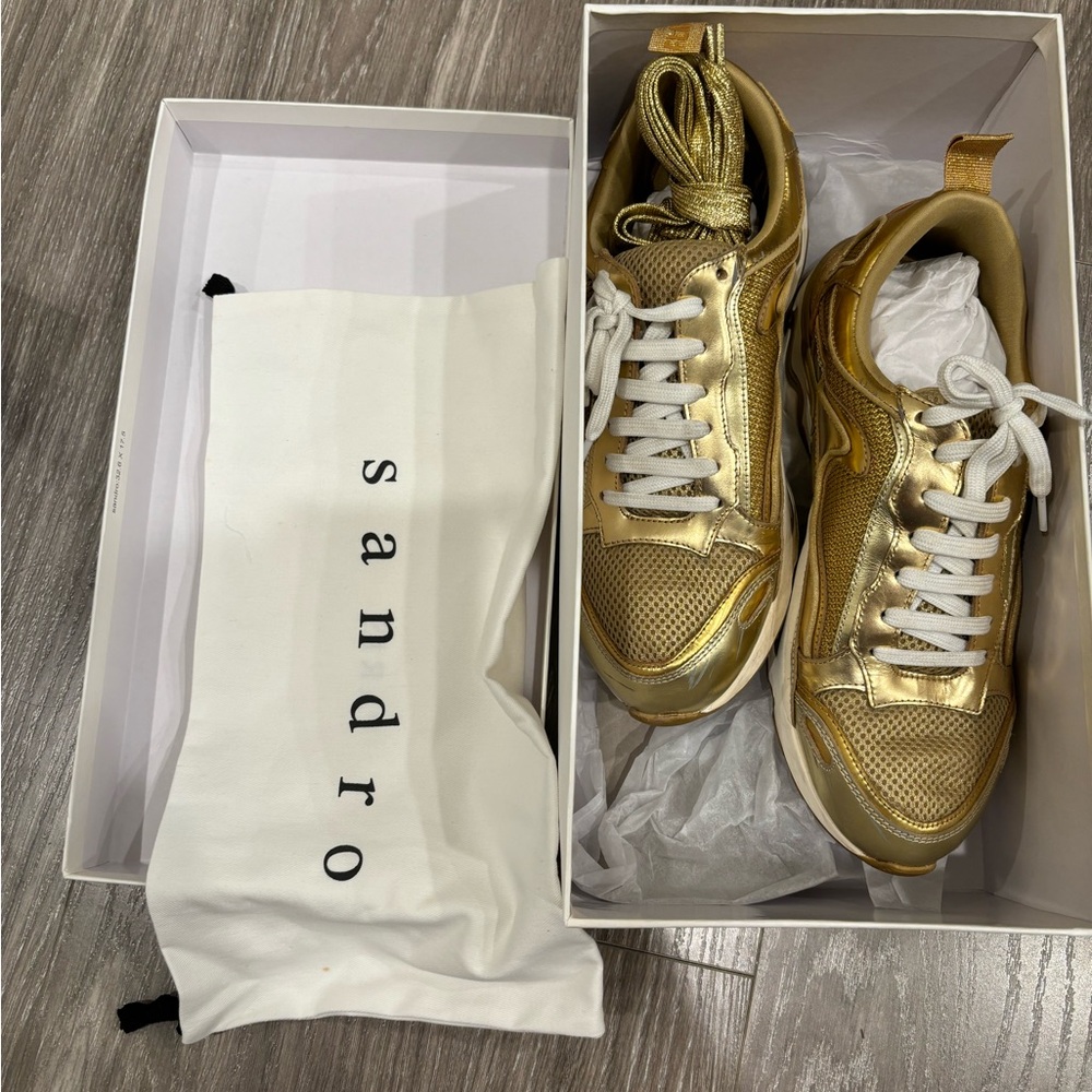 Sandro flame sneakers